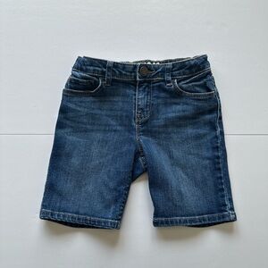 3/20$ Baby GAP blue denim boy bermuda shorts  size 5 years